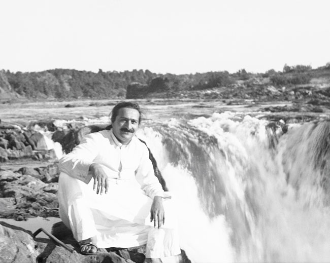 Baba at Dhuandhar Falls