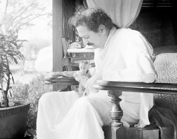 Baba with Lucky