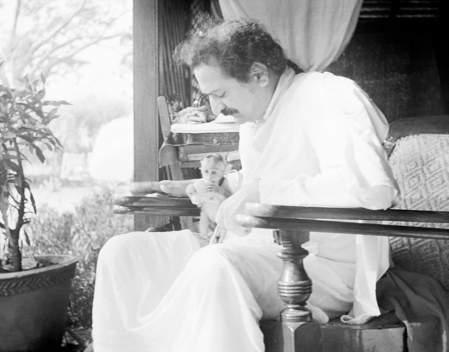 Baba with Lucky